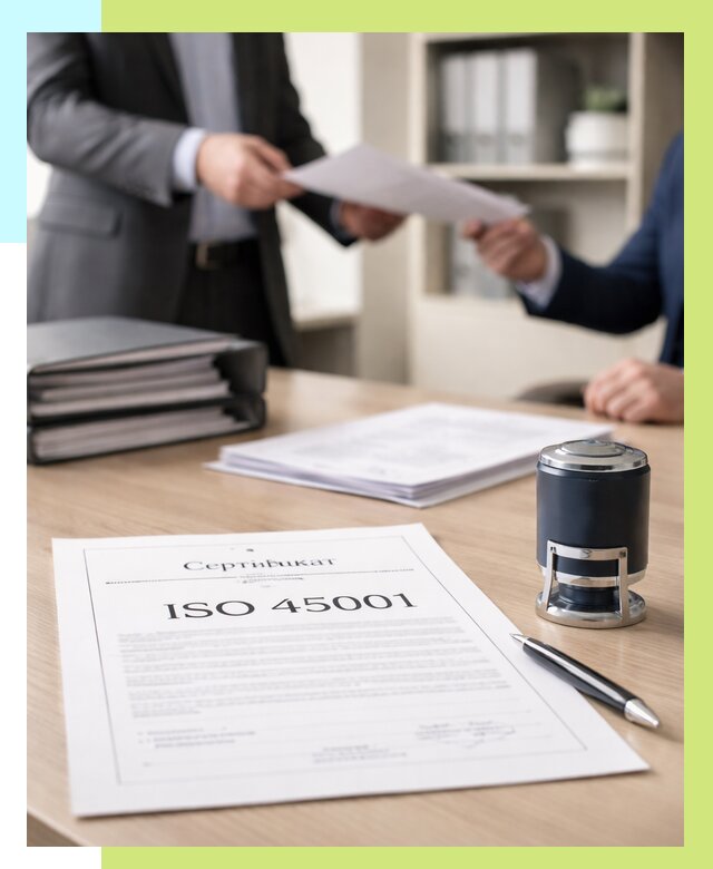 Сертификат ISO 45001 в Ревде под ключ от 47606 р. | Сертэкс